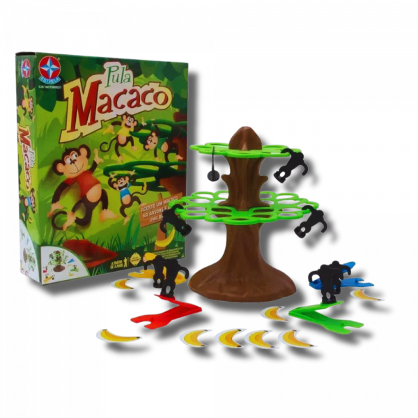 Jogo de ação Pula Macaco Estrela