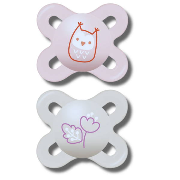 Chupeta MAM Start Girl de 0-2 Meses Com 2 Unidades