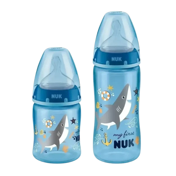 Kit Mamadeiras My First Boys 150ml 0-6M e 300ml +6M NUK