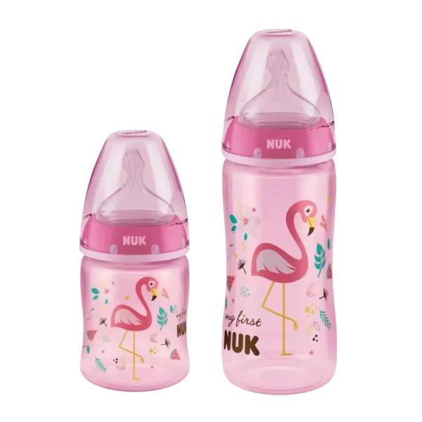 Kit Mamadeiras My First Girls 150ml 0-6M e 300ml +6M NUK