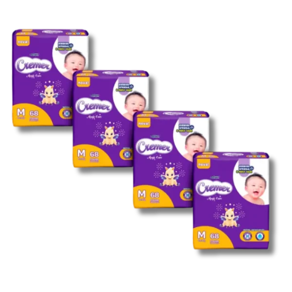 Fralda Cremer Magic Care Hiper Fardo com 4 Pacotes