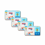 Fralda Turma da Mônica Jumbo RN Fardo com 4 Pacotes