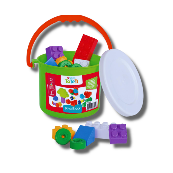 Riva Block Com 21 Peças Calesita