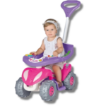 Carrinho Calesita Super Flower Rosa