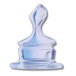 Bico Classic Silicone C/2 und Líquido Médio 0-6 meses NUK