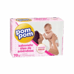 Sabonete em Barra Pompom Óleo de Amêndoas 70g