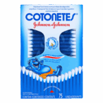 Hastes Flexíveis Cotonetes J&J Caixa com 75 unidades