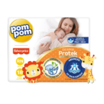 Fralda Pompom Derma Protek RN Pacote C/18 Unidades