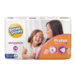 Fralda Pom Pom Protek Grandinho Pacote C/14 Unidades