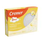 Fralda de Pano Luxo Cremer Branca com 5 unidades