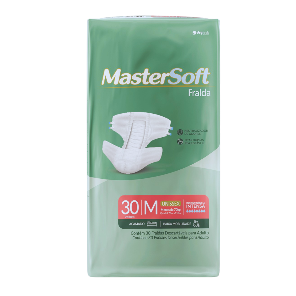 Fralda Adulto Mastersoft Econômica