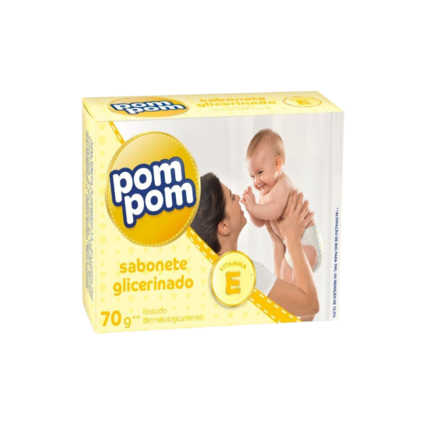 Sabonete em Barra Pompom Glicerinado 70g