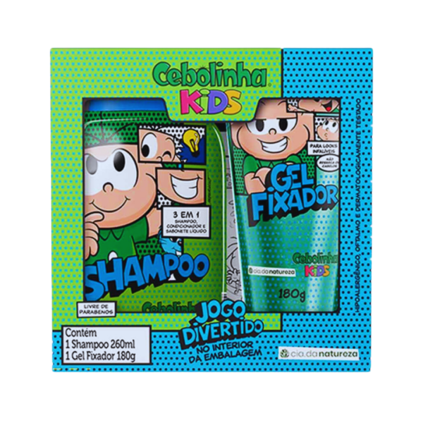 Kit Cebolinha Kids 3 em 1 Cia da Natureza