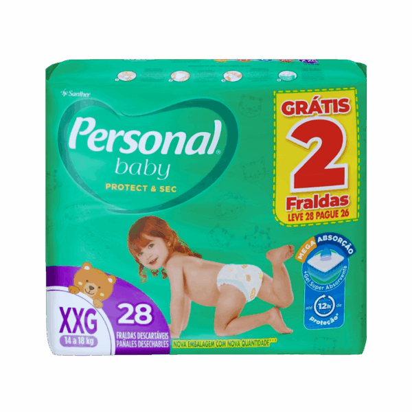 Fralda Personal Soft e Protect Mega