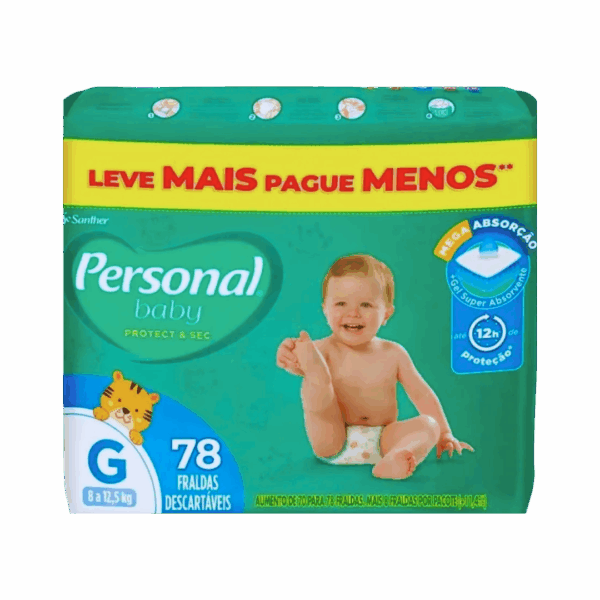 Fralda Personal Protect Baby Giga Leve+Pague-