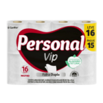 Papel Higiênico Personal Vip Folha Dupla LV 16 PG 15