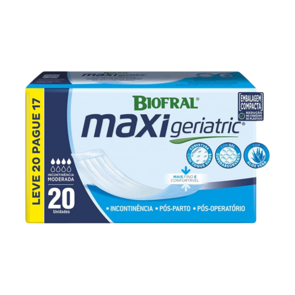 Absorvente Maxi Geriatric Pacote C/20 Und
