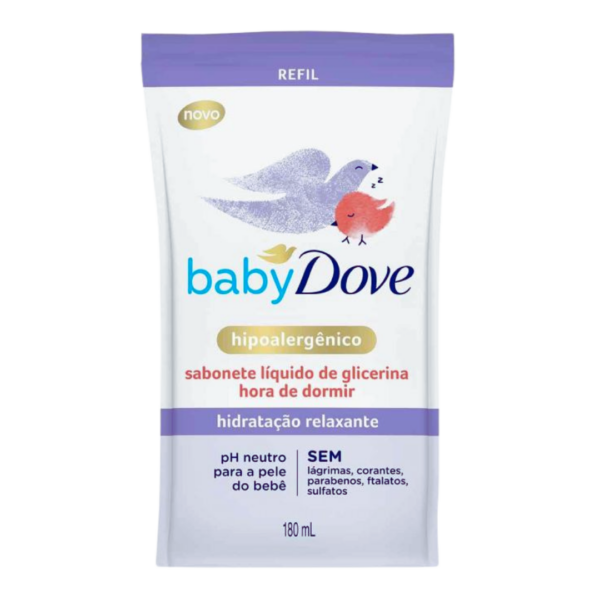 Sabonete Líquido Dove Baby Hidratação Relaxante Refíl 180ml