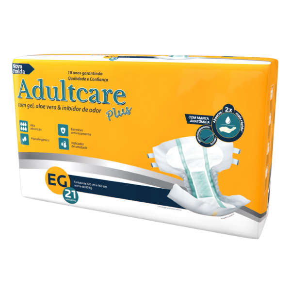 Fralda Adulto Adultcare Plus Econômica