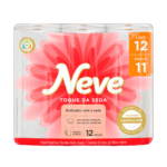 Papel Higiênico Neve Toque da Seda Folha Dupla LV 12 PG 11