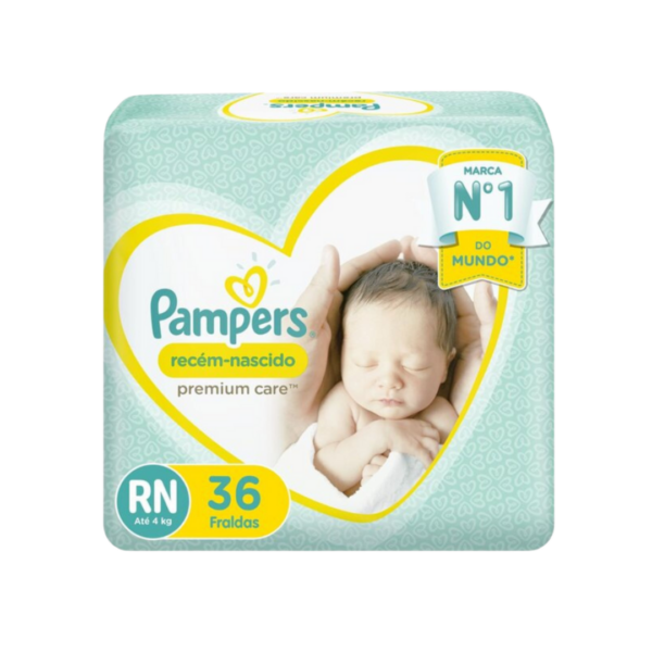 Pampers Premium Care RN C/36 Unidades