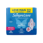 Absorvente Sempre Livre Adapt Plus Suave  C/abas Pacote C/32 Und