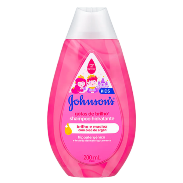 Shampoo Johnsons Baby Gotas de Brilho 200ml