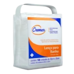 Lenço Para Banho Cremer Pacote com 100 unidades