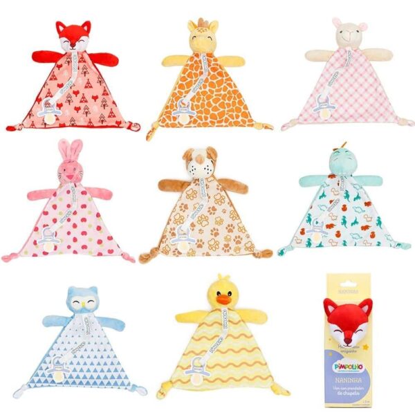 Naninha Pimpolho Com Prendedor de Chupeta