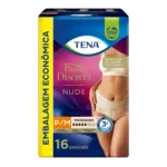 Roupa Íntima Tena Pants Discreet Nude Pacote com 16 Unidades