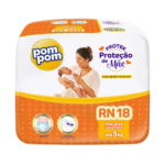Fralda Pompom Protek Proteção de Mãe RN18