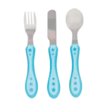 Kit Talher Estrelinha Azul Buba - 3 peças