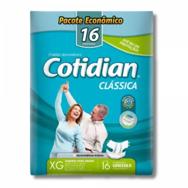 Fralda Adulto Cotidian Clássica Mega