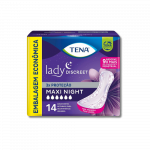 Absorvente Tena Lady Discreet Maxi Night Pacote com 14 Unidades
