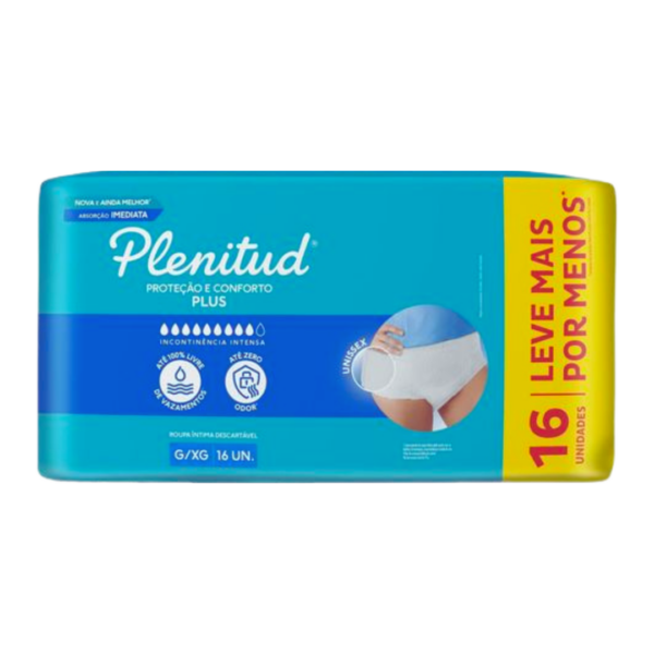 Roupa Íntima Plenitud Protect Plus Unissex