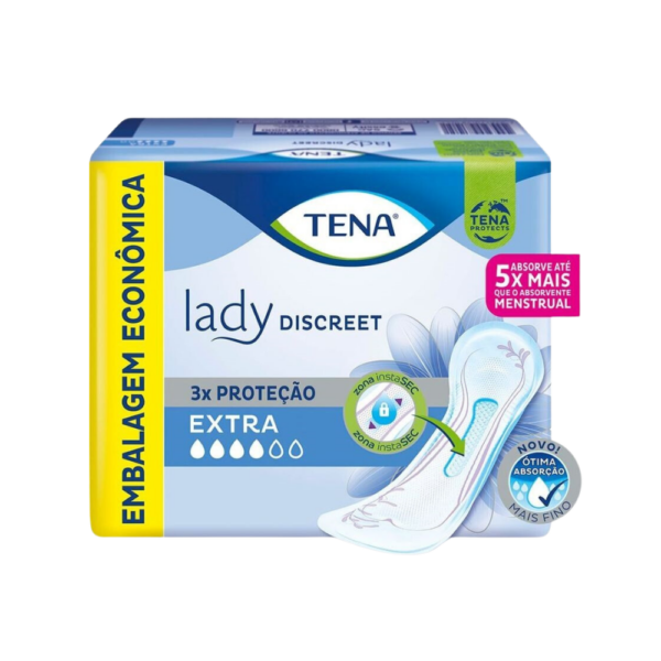 Absorvente Tena Lady Discreet  Extra Pacote C/20 Unidades
