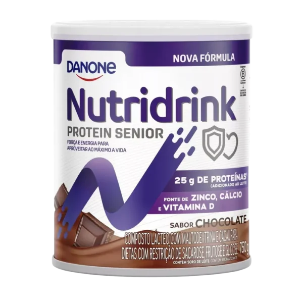 Suplemento Adulto Nutridrink Protein Senior Pó Chocolate 750gr