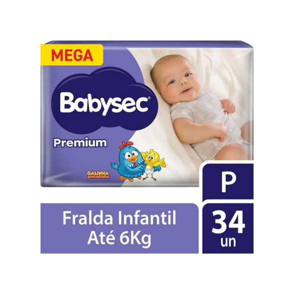 Fralda BabySec Premium Mega Galinha Pintadinha