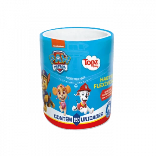 Hastes Flexíveis Topz Baby Patrulha Canina C/150 Und