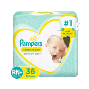 Fralda Pampers Premium Care RN+ C/36 Unidades