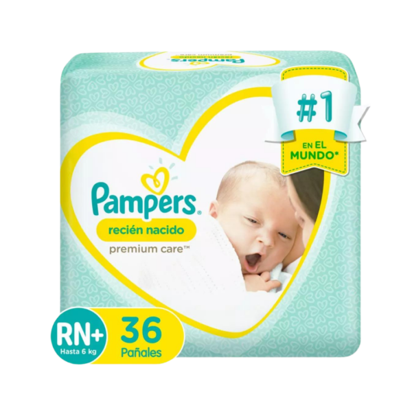 Fralda Pampers Premium Care RN+ C/36 Unidades