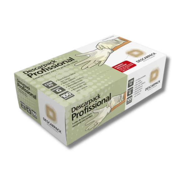 Luva de Látex Profissional Não Médica com Pó Descarpack