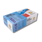 Luva Nitrílica Powder Free Azul Descarpack com 100 Unidades