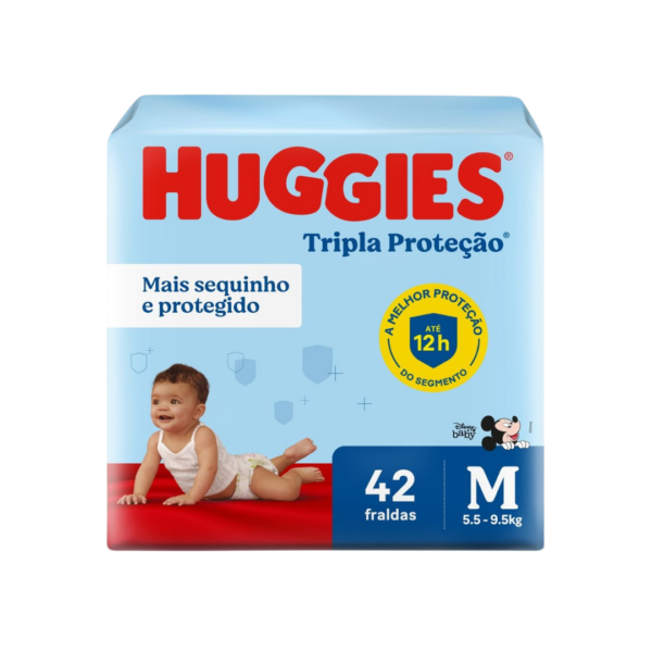 Fralda Huggies Disney Tripla Proteção Mega