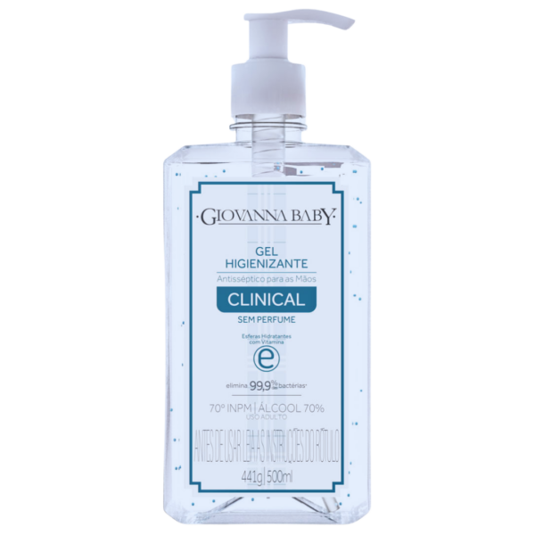 Álcool em Gel Higienizante Clinical Giovanna Baby 500ml