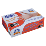 Luva Vinil Com Pó Medix Brasil caixa com 100 unidades - Imagem 4