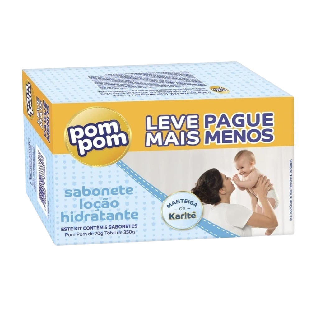 Sabonete Pompom Manteiga de Karité Sabonete Pompom Manteiga de Karité Leve Mais Pague Menos