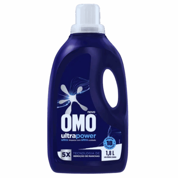 Lava Roupas Líquido Omo Ultra Power 1,8L