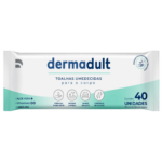 Toalha Umedecida Dermadult Pacote C/40 Unidades