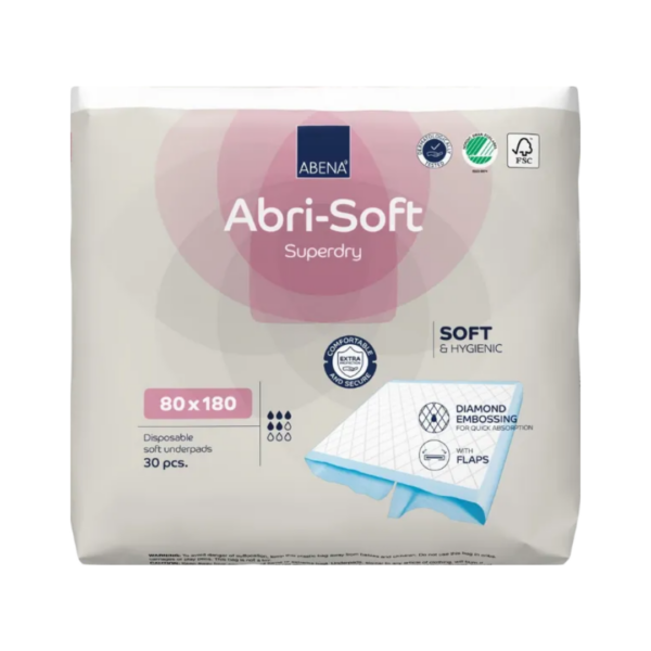 Protetor de Cama Abena Abri-Soft Superdry C/30 Unidades